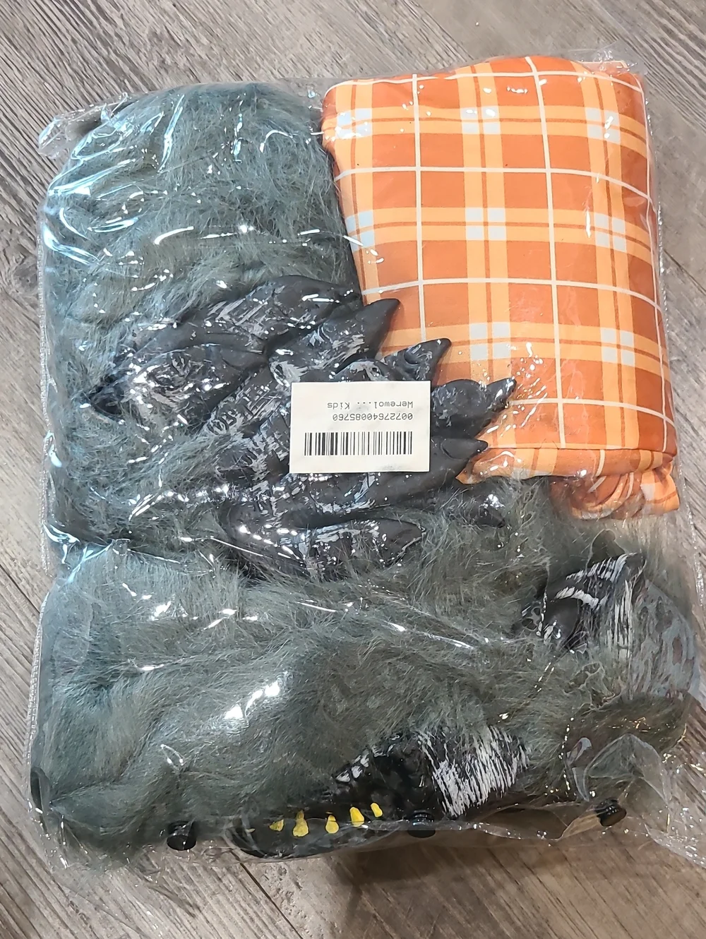 Werewolf Custume With Lighr Up Eyes Size XS